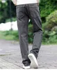 Cotton Spring Autumn Mens Loose Jeans Straight Classic Denim Pants Male Washed Baggy Grey Designer Causal Man 211111