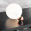 Masa Lambaları Modern LED Cam Lmap Başucu Lambası Oturma Odası Minimalist Ev Deco Yatak Odası Için Aydınlatma Işık Fikstürleri