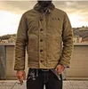 Men's Jackets Woolen cloth winter New Slim Outerwear & Coats Solid Color Fashion Long Sleeve All-matched Pocket