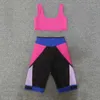 High Waist Shorts Clothes Ladies Bandage Tight Running Fitness Pants Training Sportswear Suit 210525