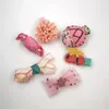 6 stks / set haarspeld nieuwe kinderen kinderen haar clip boog bloem mini barrettes ster meisjes hoofddeksels groothandel C3