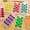 Stampi per ghiaccio in silicone Prodotti per bar Biscotti a forma di frutta sicura Stampi per cottura Sicurezza Cuocere cuore Banana Stampo per cioccolato in resina epossidica