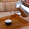 1000 / 1500ml 스테인레스 스틸 로얄 찻 주전자 infuser 필터와 황금 실버 냄비 커피 주전자 물 drinkware 210621