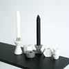 Terrazzo Bougeoir Silicone Moules Béton Chandelier Moule Bougie Insert Moules Photophore Moule 210722