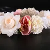 hay wreaths Bridal dress accessories Colorful flower headband hair jewelry