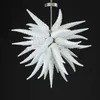 Contemporary Decoration Pendant Lamp Living Room Home Romantic Lamps Hand Blown Murano Crystal Chandelier