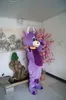 Costume de mascotte de vache violette de haute qualité Halloween Noël fantaisie fête personnage de dessin animé tenue Costume adulte femmes hommes robe carnaval unisexe adultes