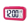 Horloge de table Capteur intelligent Veilleuse Réveil numérique avec thermomètre de température Bureau silencieux Chevet Réveil Snooze LLF12691