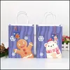 Wrap Event Festive Party Supplies Home & Garden12Pcs/Lot Elk Tree Santa Claus Pattern Christmas Year Kraft Bag Gift Paper Bags Shop1 Drop De