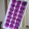 2-3 cm / 21 stks, hoge kwaliteit bewaarde roze bloem hoofd, Eternell echte rozen voor bruiloft huis decoratie accessoires, gift gunst 210706