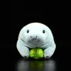 Lamantino Cute Simulation Steller's Sea Cows Dolls Morbido peluche Realistico Trichechu Sea Animal Fin Hydrodamalis Gigas Regali per bambini 210724