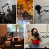 E20 PC Microphone Mic USB avec 6 pouces Ring Light bras Stand Professional Ringlight Studio Kit pour YouTube Video Popcast