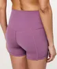 leggings da donna pantaloni da yoga designer donna allenamento palestra abbigliamento sportivo tinta unita fitness elastico signora collant allineamento generale corto2990