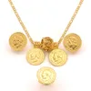 cephalic Pendant Earring Ring Figaro Link Chain or black rope select Jewelry Sets Retro Yearning Treasure 1913 Coin 9k G/F Gold