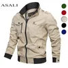 Veste militaire hommes printemps automne coton coupe-vent pilote manteau armée hommes Bomber vestes Cargo vol veste homme vêtements 210819