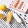 Stampi da forno Stampo in silicone per ghiaccioli semplici Set per gelato per la casa Pratico vassoio per cubi Strumento fatto a mano fai-da-te Candy Bar277Y