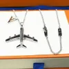 Fashion Men Womens Silver Stainless Steel Necklaces Plane Design V Letter Necklace Pendant WIth Box