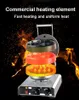 آيس كريم كهربائي وعاء آلة التجارية الهراء صانع وعاء شكل الهراء آلة صانع مخروط، 110 فولت / 220 فولت