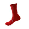 Chaussettes de cyclisme hommes femmes genou haute chaussette de football course équipe de sport randonnée coton sur le genou