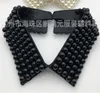 Pajaritas Mujeres Rhinestone Hecho A Mano Rebordear Perlas Falsas Capas Babero Solapa Collar Falso Joyería Collar Desmontable Gargantilla Accesorios De Tela Sma