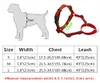 Huisdier nylon nylon hond harnas met leiband trainingsharnas stop met trekwerk op lood klein medium grote 210729