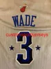 Dwyane Wade 2008 East All-Star Game Basketballtrikot Herren Damen Jugend Trikots mit benutzerdefinierten Nummern und Namen XS-6XL