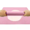 EHZ для выпечки набор инструментов для печенья для печенья Роллинг-штифт Деревянная ручка Бесеничная подушка Утолщение несанкционированного шкала, нередкости, выпечки розовый 5 шт.