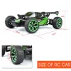 1/18 RCCAR 4WD 2.4G 4CH Alta velocidad 20km / H SCAL RC Toy Rock Crawlers Double Motors Double Drive Toys For Boys Gifts de Navidad MX200414