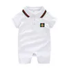 Designkläder för barn Flickor Pojkar Rutig Romper Spädbarnskläder Baby Spädbarn Flicka Pojkkläder