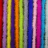 Party Decoration Kolorowe paski pióro średnica 8-10 cm 2meter / lot Fluffy Turcja Pióra Boa Black White Feather for Crafts Boa Strip Carn