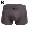 Underbyxor 4 st Male Undies Panties Bamboo Fiber Mäns Underkläder Boxare Breathable Man Trunks Boys Modal Bekväma Shorts