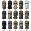 Tactique Camouflage Balaclava Masque Complet CS Wargame Armée Chasse Cyclisme Sport Casque Liner Cap Militaire Multicam CP Écharpe Y21111