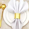 Отель Металлическая салфетка для салфетки Western Food Gold Gold Wapkins кольцо свадебный банкетный вечеринка ужин на столе украшение полотенце держатель пряжки BH5366