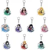 Anime Demon Slayer: Kimetsu No Yaiba Keychain Double-Side Key Chain Car Bag Pendant Figure Keyring Mix Wholesale