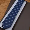 Tie 100% silk embroidery stripe pattern classic bow tie brand men's casual narrow ties gift box packaging 87522154