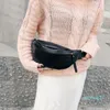 Sacs de taille de concepteur Sac Femmes Cuir Fanny Pack Poitrine Crocodile Veines Banane Femme Zipper Pouch Street Rein