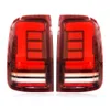 1 Set For VW Amarok V6 UTE 2008 - 2022 Car styling LED Taillight Red Rear Tail Light Brake Lamp brake light warning lamp