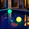 Solar Power LED Ball Lamp Color Changing/Steady RGB Light Rechargeable Pool Garden Decor JW Underwater Lights