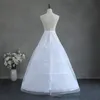 Weißer Hochzeits-Petticoat für Damen mit 3 Reifen, doppellagige Braut-Krinoline mit Tüllnetz, Unterrock, halbe Slips für Ballkleid-Kleid AL9687