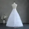 Jupon de mariage blanc pour femmes, 3 cerceaux, Crinolines de mariée Double couche avec filet en Tulle, sous-jupe, demi-slip pour robe de bal, AL9687