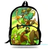School Bags 16-inch Children Printing For Teenagers Backpack Kids Boys&Girls Daily Book Bag