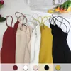 Top Female Sexy Sleevels Camis Tank Top Kvinnor Blusas Mujer de Moda Verano Toppar för Kvinnor Tank Top Camisole Kläder D554 210426