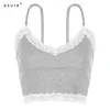 Sortir Crop Tops Y2K Poitrine Poitrine Binder Sexy Dentelle Bralette Femme Sports Cami Soutien-Gorge Gothique Esthétique Vêtements Grunge LQ3971W0G 210712