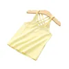 Summer 2 3 4 5 6 7 8 10 Years Children Clothing All Match Baby Beach Vest Candy Color Sexy Strapless T-Shirt For Kids Girls 210701