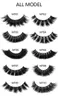 Groothandel 3D Faux Mink Eyelashes Natural Long False Washes Soft Fake Wimper Extension Eye Make-up Tools for Beauty