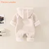 Down Coat Baby Clothes Fashion Fleece Romper For Girls Boys Autumn Winter Jacket Girl Overalls Costume Infant Jumpsuit