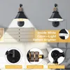 Lâmpada de parede Plug-in Braço de balanço de luminária de parede com interruptor Dimmable, Metálico Black Industrial