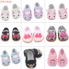 7cm High-quality Bow Cartoon Skull Pattern Mini Shoes For 18 Inch American And Baby New Bron Dolls Toy