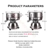 電気振動スクリーン小麦粉粉砕機Sifterシェーカーマシン粉末粒子用漢方薬2795765