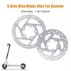 Fit for Mijia Electric Scooter M365 With Hole From Disc Brake-Disc 5 Holes 110mm 120mm Wheel Rear